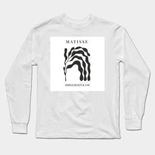 Henri Matisse abstract cut outs, modern minimalist designs Long Sleeve T-Shirt